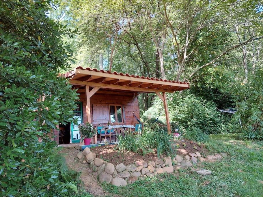Cabane Dans Les Bois Avec Vue Sur Les Pyrenees Saint-Laurent-de-Neste Exteriör bild