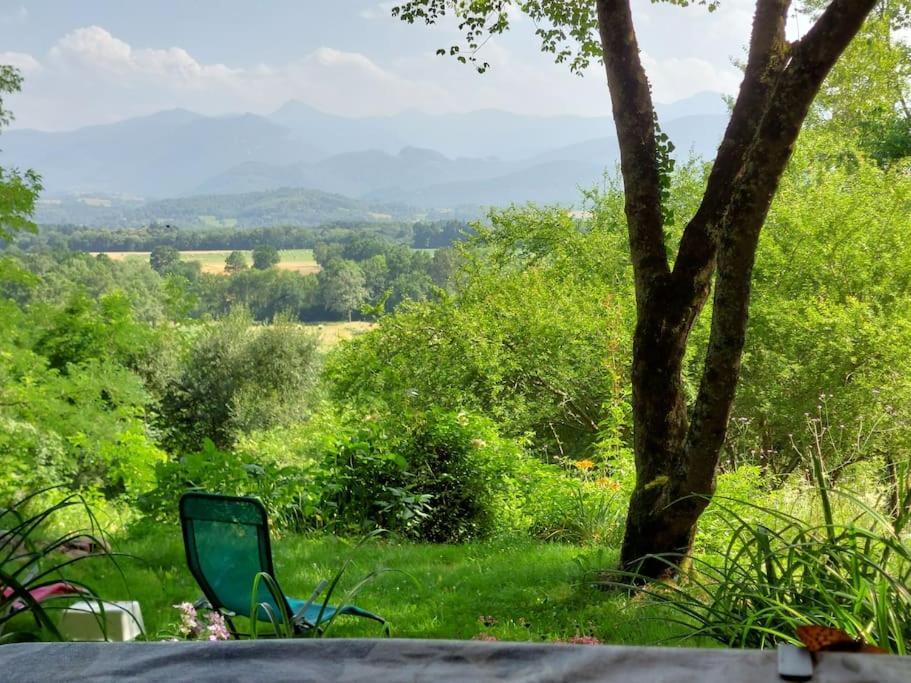 Cabane Dans Les Bois Avec Vue Sur Les Pyrenees Saint-Laurent-de-Neste Exteriör bild