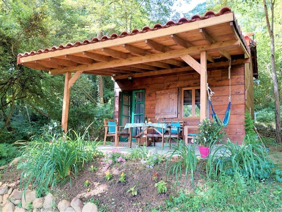 Cabane Dans Les Bois Avec Vue Sur Les Pyrenees Saint-Laurent-de-Neste Exteriör bild